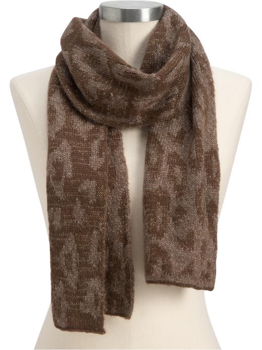 Old Navy Women's Animalprint Sweaterknit Scarves